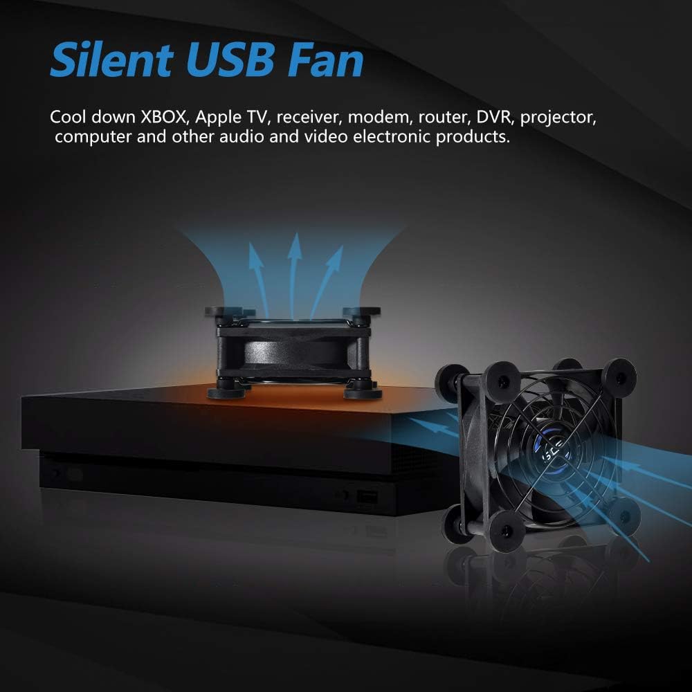 Amazon.com: SCCCF Quiet 80mm USB Fan, 5V USB Portable Cooling Fan